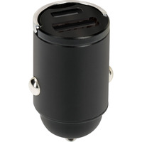 Mobiparts Double chargeur de voiture Noir