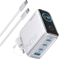 Anker 140W Zolo chargeur mural avec affichage LED Argent
