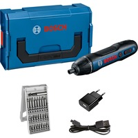 Bosch GO Professional 360 tr/min Noir, Bleu, Tournevis Bleu/Noir, Tournevis électrique, Poignée droite, 1/4", Noir, Bleu, 360 tr/min, 2,5 N·m