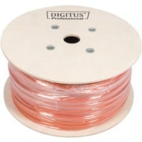 Digitus Câble d'installation professionnel Cat.7 S/FTP simplex Orange, 500 mètres
