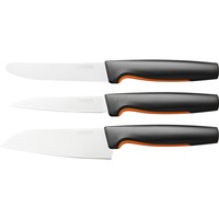 Fiskars Functional Form Set de couteaux préférés 3 pièces Noir/en acier inoxydable
