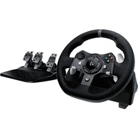 Logitech G920 Driving Force, Volant Noir, PC, Xbox One, Xbox Series X|S