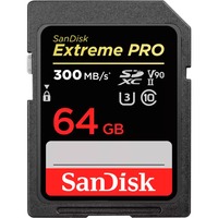 SanDisk Extreme PRO SDXC 64 Go, Carte mémoire Noir