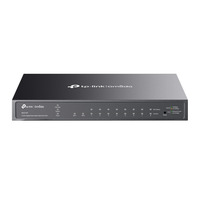 TP-Link Omada SG2210P Smart Switch Gigabit 10 ports Noir, 8x PoE+, 2x Gigabit SFP