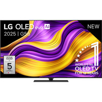 LG OLED evo AI G5 65" Ultra HD TV OLED Noir, 4x HDMI, 3x USB, Optique, Bluetooth, LAN, WLAN, HDR10, Dolby Vision