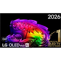LG OLED evo AI G6 97" 4K Ultra HD TV Noir, 4x HDMI, 3x USB, Optique, Bluetooth, WLAN, HDR10, Dolby Vision