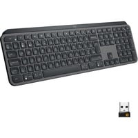 Logitech MX Keys Advanced, clavier Noir, Layout États-Unis, Bluetooth