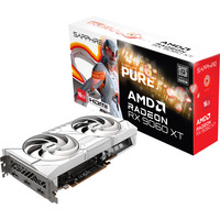 SAPPHIRE Radeon RX 9060 XT PURE 16Go, Carte graphique 1x DisplayPort, 2x HDMI
