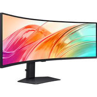 Samsung ViewFinity S49F950UAU 49" Moniteur UltraWide incurvé Noir, 1x DisplayPort, 2x HDMI, 1x USB-C, 3x USB-A, 1x RJ-45, 120 Hz