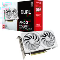 ASUS Radeon RX 9060 XT DUAL White Edition 16Go, Carte graphique Blanc, RDNA4, GDDR6, 2x DisplayPort, 1x HDMI 2.1