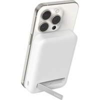 Belkin BoostCharge Pro powerbank magnétique sans fil de 8 000 mAh + support - 15 W Blanc