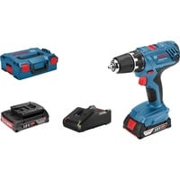 Bosch GSR 18V-21 Professional 1800 tr/min 1,2 kg Noir, Bleu, Perceuse/visseuse Bleu/Noir, Perceuse à poignée pistolet, 1,3 cm, 1800 tr/min, 3,5 cm, 1 cm, 1,5 mm