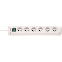 Brennenstuhl Bremounta multiprise à 6 prises Blanc, 6x prises