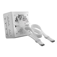 Corsair RM1000e ATX 3.1 Alimentation ATX silencieuse avec câble ThermalProtect 12V-2x6 alimentation modulaire 1000 watt Blanc, 1x 12V-2x6, 4x PCIe
