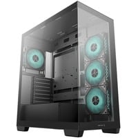 DeepCool boîtier midi tower Noir | 2x USB-A | 1x USB-C | RGB | Verre Trempé
