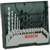 Bosch X-Line 15 pièce(s), Jeu de mèches de perceuse Vert, Perceuse, 8 mm, 15 pièce(s)