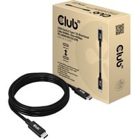 Club 3D Club USB4 Gen2 Type c bi-direct 2m CAC-1578, Câble Noir