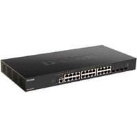 D-Link DXS-1210-28T, Switch Géré, L2/L3, 10G Ethernet (100/1000/10000), Grille de montage, 1U