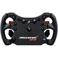 Fanatec CSL Elite McLaren GT3 V2, Volant Noir/Orange, y compris QR2 Entretoise de côté de roue, Xbox, PlayStation Ready