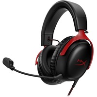 HyperX Cloud III, Casque gaming Noir/Rouge, PC, PS5, PS4, Xbox Series X|S, Xbox One, Nintendo Switch, Mac et mobile