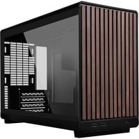 Lian Li A3-mATX Black (Wood Edition) boîtier midi tower Noir/bois | 2x USB-A | 1x USB-C | Window