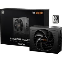 be quiet! Straight Power 12 Platinum, 1500 Watt alimentation  Noir, 2x 12VHPWR, 4x PCIe, Gestion des câbles