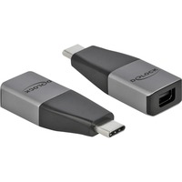 DeLOCK USB-C 3.1 Gen 1 (mâle) > DisplayPort 4K 60 Hz, Adaptateur Gris/Noir