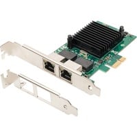 Digitus Gigabit Ethernet PCI Express Card, Carte réseau 2 ports