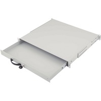 Digitus Tiroir pour clavier verrouillable 1U, Stockage Gris
