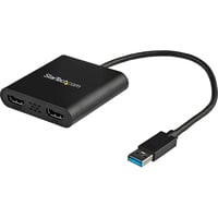 Startech USB > Adaptateur double HDMI - 4K Noir/Noir