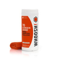 Whoosh! Screen Shine, Lingettes nettoyantes Blanc/Orange, 70 pièces