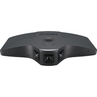 iiyama Caméra panoramique UC CAM180UM-1 4K, Webcam Noir, USB Type-C