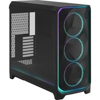 Fractal Design Meshify 3 XL Ambience Pro RGB Light Tint boîtier big tower Noir | 2x USB-A | 1x USB-C | RGB | Verre Trempé