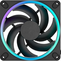 Fractal Design Momentum 14 RGB Black, Ventilateur de boîtier Noir, Connecteur PWM à 4 broches, ARGB Gen 2 (20 LED)