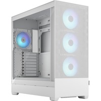 Fractal Design Pop XL Air RGB White TG Clear Tint, Grand tour Blanc, 2x USB-A 3.2 (5 Gbit/s), 2x Audio, Window-kit