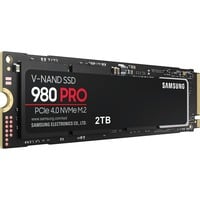 SAMSUNG 980 PRO, 2 To SSD MZ-V8P2T0BW, PCIe Gen 4.0 x4, NVMe 1.3