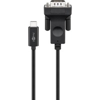 goobay USB-C + HDMI + Mini-DisplayPort > HDMI, Câble Noir, 1,8 mètres