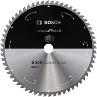 Bosch 2 608 837 742 lame de scie circulaire 30,5 cm 1 pièce(s) Bois dur, Bois tendre, 30,5 cm, 3 cm, 1,6 mm, 5000 tr/min, 2,2 mm