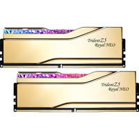 G.Skill 32 Go DDR5-6000 Kit, Mémoire vive Or, F5-6000J2636H16GX2-TR5NG, Trident Z5 Royal Neo, EXPO