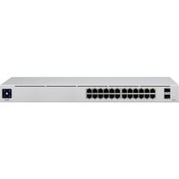 Ubiquiti UniFi USW-24 commutateur réseau Géré L2 Gigabit Ethernet (10/100/1000) Argent, Switch Géré, L2, Gigabit Ethernet (10/100/1000), Grille de montage