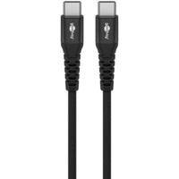 goobay Supersoft USB-C > USB-C 2.0, Câble Noir, 2 mètres