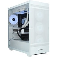 ALTERNATE Gamer Starter White R5-4070, PC gaming Ryzen 5 7600X | RTX 4070 | 32 Go | SSD 1 To