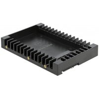 DeLOCK Cadre d'installation 3.5″ pour disque SATA 2.5, Cadre de montage Noir