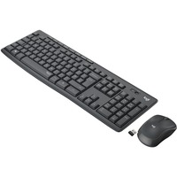 Logitech MK295 Silent, set de bureau Gris foncé, Layout BE