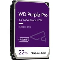 WD Purple Pro 22 To, Disque dur WD221PURP, SATA/600, AF, 24/7