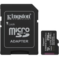 Kingston SDCS3/256GB, Carte mémoire Noir