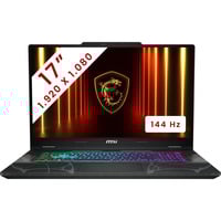 MSI Cyborg 17 (B13WEKG-259BE) 17.3" PC portable gaming  Noir | Core i7-13620H | RTX 5050 | 16 Go | SSD 512 Go | 144 Hz