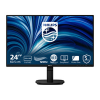 Philips 24B2N2200 23.8" Moniteur Noir, 1x DisplayPort, 1x HDMI, 1x VGA, 120 Hz