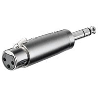 goobay Adaptateur/connecteur XLR Prise XLR > 6,35 mm Argent