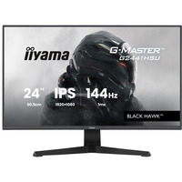 iiyama G-Master Black Hawk G2441HSU-B1 23.8" Moniteur gaming Noir, 1x DisplayPort, 1x HDMI, 2x USB-A, 144 Hz
